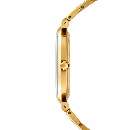 KIMIO Minimalist Edition | Shimmer Dial Open-Link Metallic Bracelet Quartz Watch