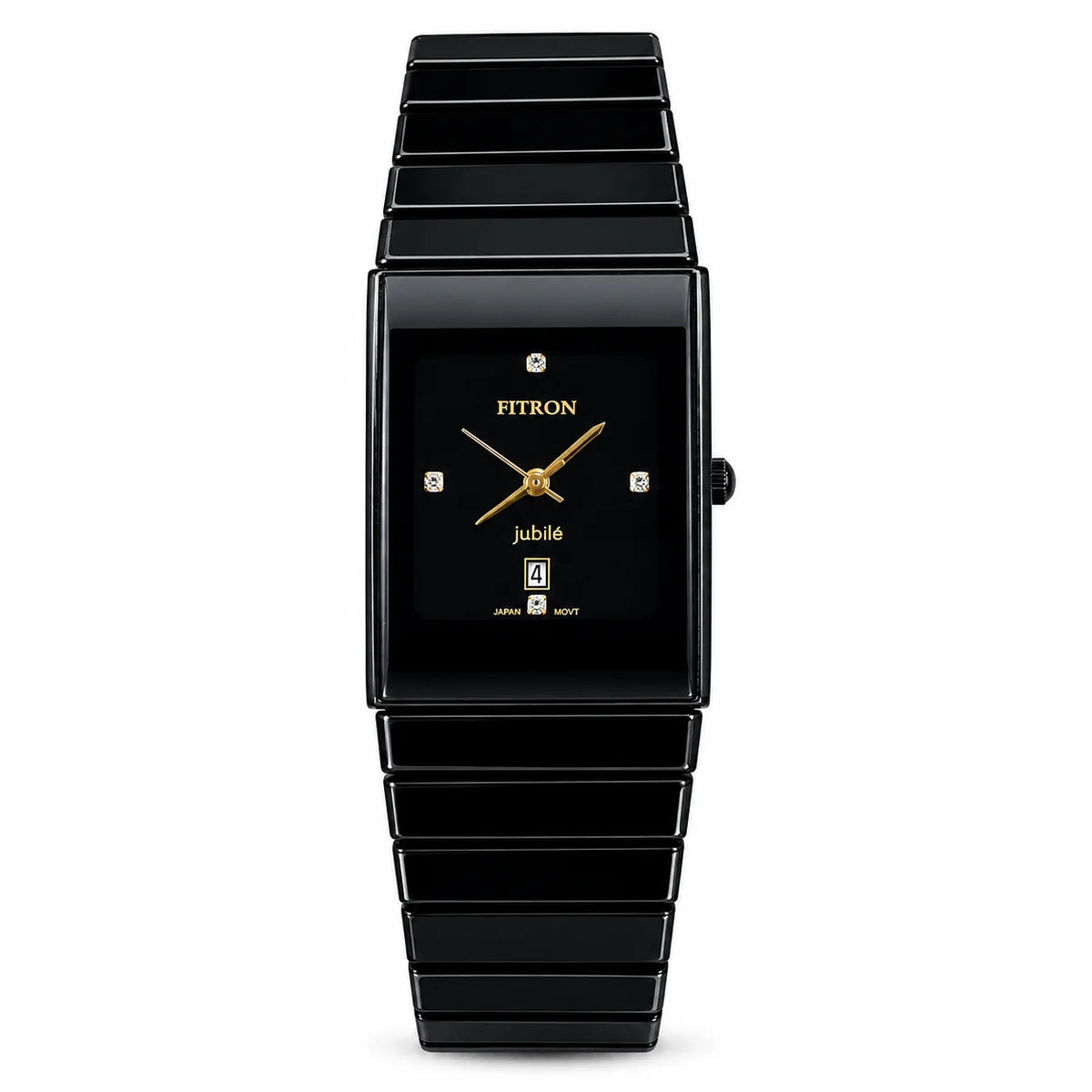 FITRON Jubilé Ceramic Edition | Rectangular High-Tech Ceramic Quartz Watch