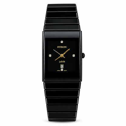 FITRON Jubilé Ceramic Edition | Rectangular High-Tech Ceramic Quartz Watch