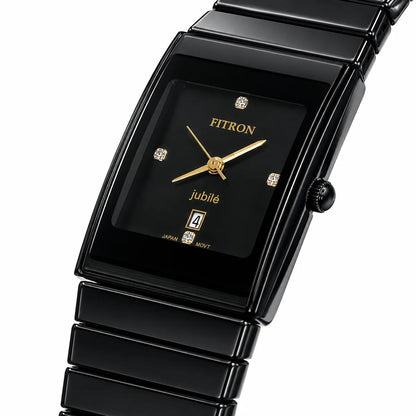 FITRON Jubilé Ceramic Edition | Rectangular High-Tech Ceramic Quartz Watch