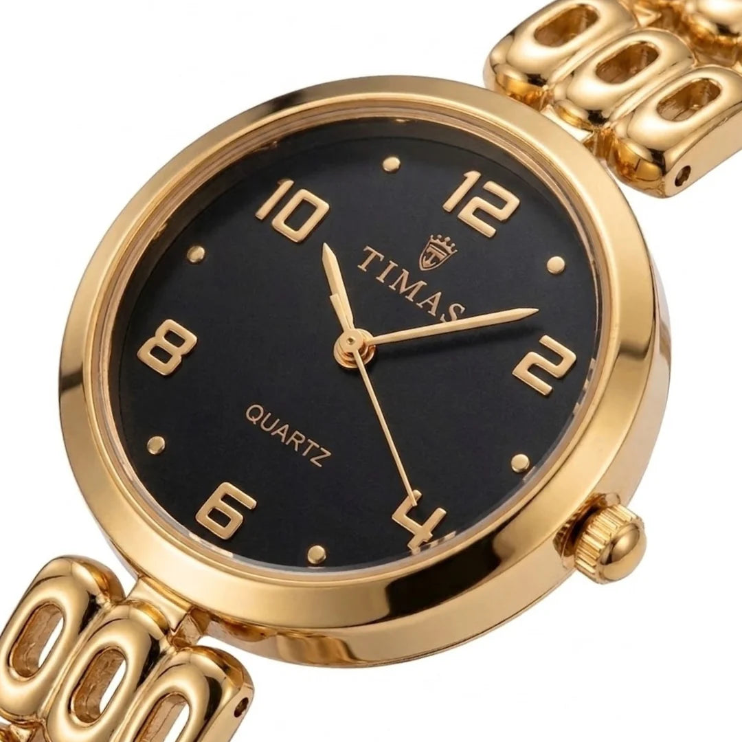 TIMAS Petite Jewelry Edition | Cut-Out Link Bracelet Women's Quartz Watch