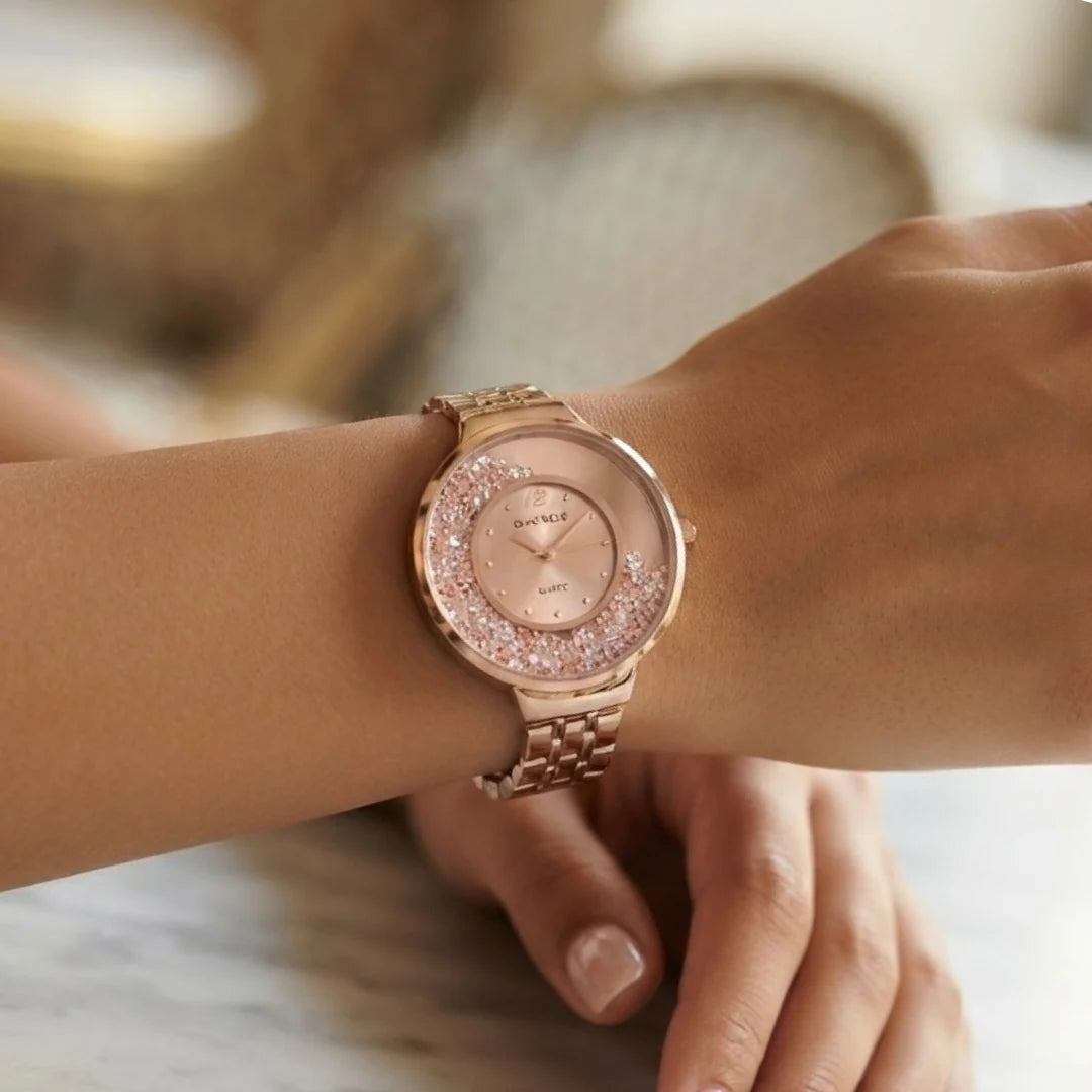 DUKE NICLE Floating Crystal Edition | Floating Element Dial Women's Quartz Watch (AWDL-00280)