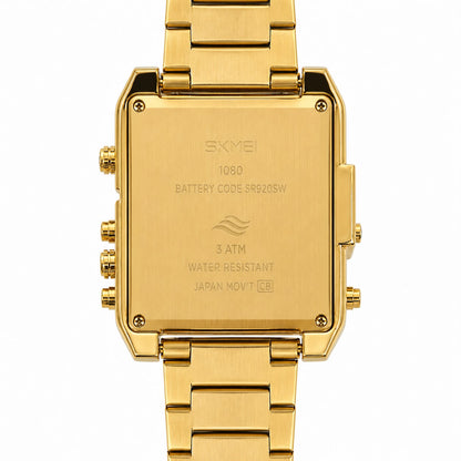 SKMEI Tactical Fusion | Multi-Display Hybrid Executive Watch