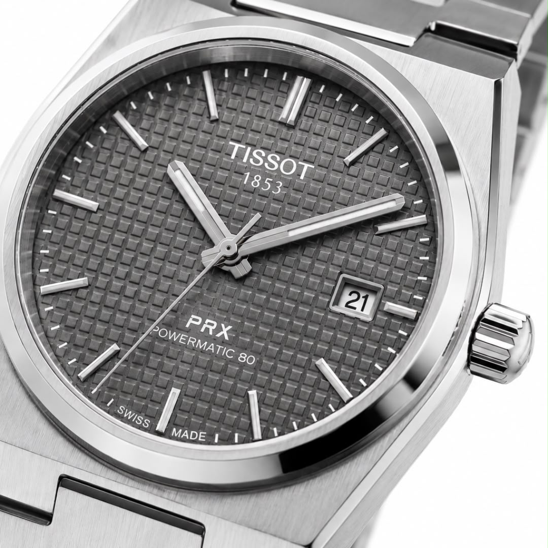 TISSOT PRX Style Edition | Textured Dial Integrated Bracelet Quartz Watch