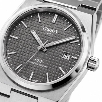 TISSOT PRX Style Edition | Textured Dial Integrated Bracelet Quartz Watch