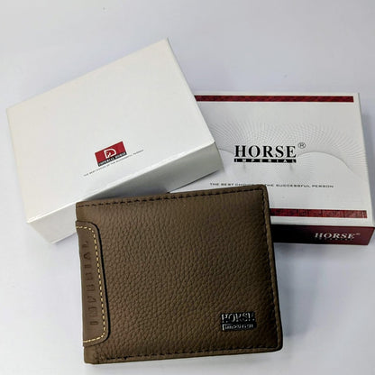 HORSE Imperial Premium Brown Leather Bifold Wallet | Classic Men’s Luxury Wallet