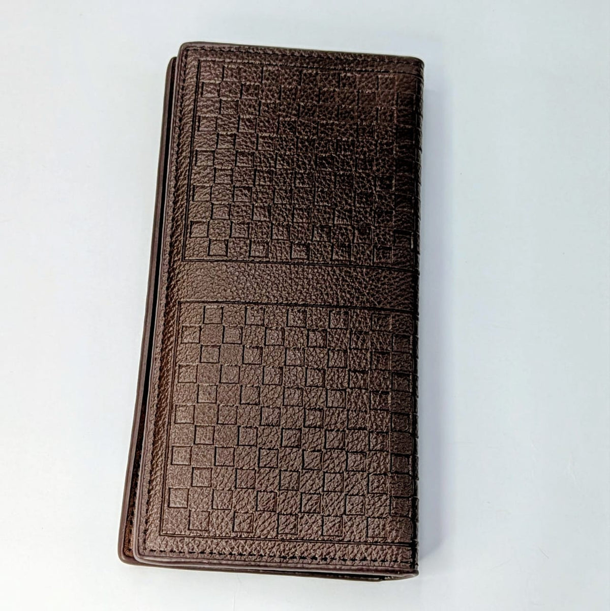 Gucci-Style Premium Brown Long Leather Wallet | Multiple Card Slots & Cash Holder