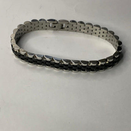 Rolex Interlocking Series | Woven Franco Mesh Bracelet with Engraved Circular Crest
