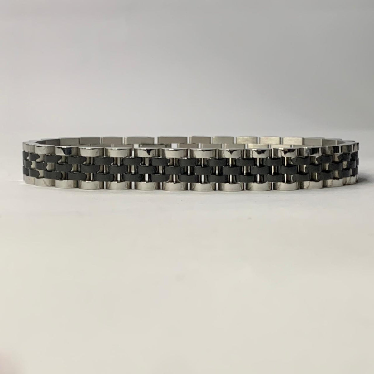 Rolex Interlocking Series | Woven Franco Mesh Bracelet with Engraved Circular Crest