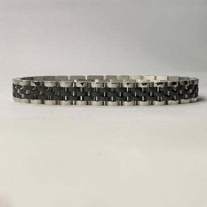 Rolex Interlocking Series | Woven Franco Mesh Bracelet with Engraved Circular Crest