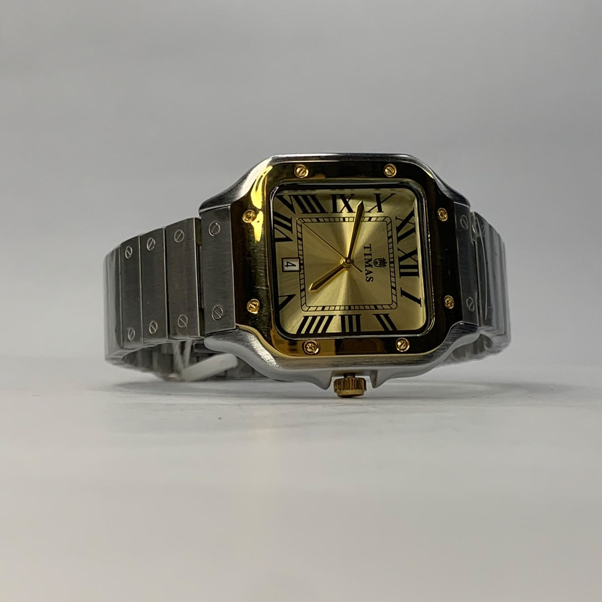 Timas Santos Dumont Inspired | Iconic Square Dial Stainless Steel Quartz Watch