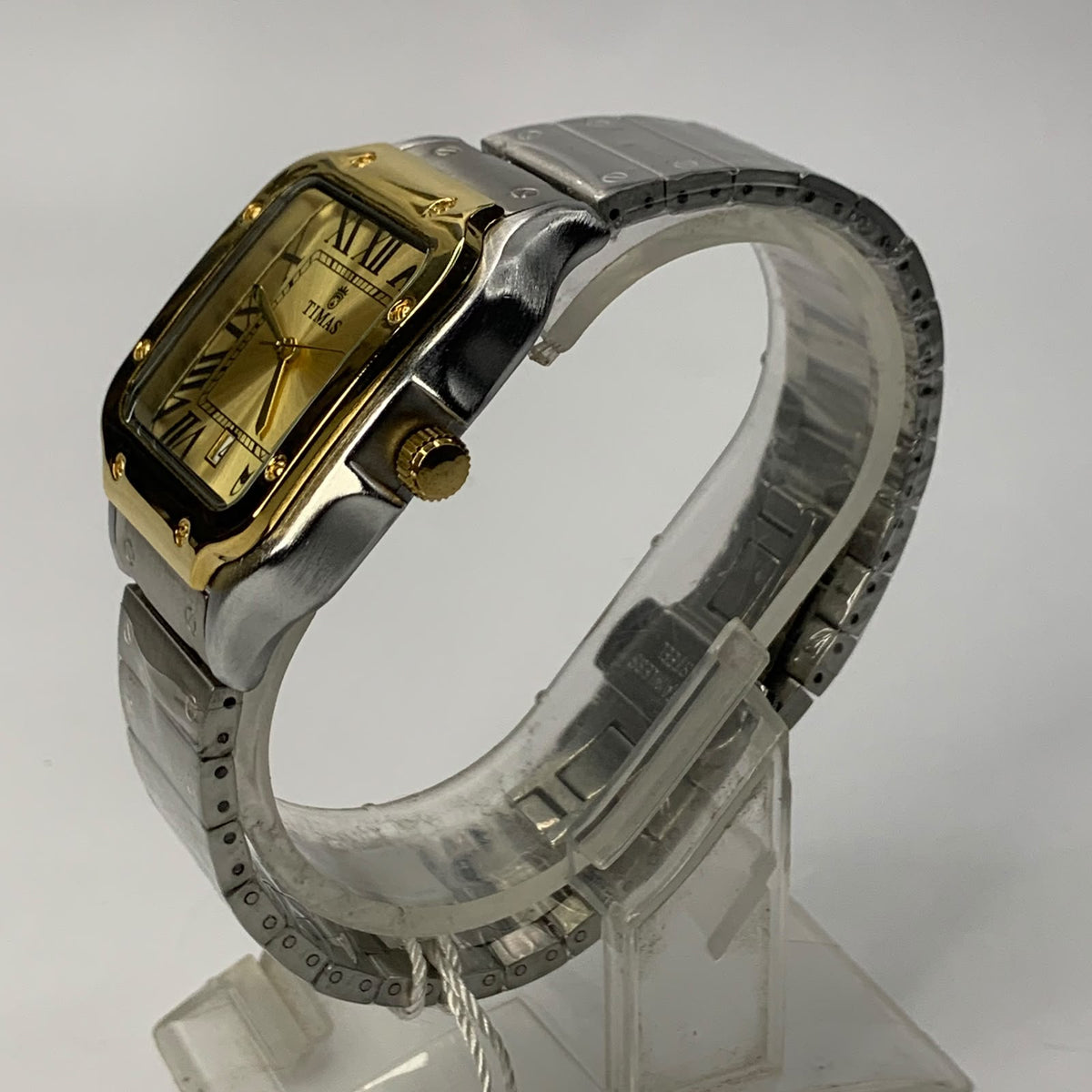 Timas Santos Dumont Inspired | Iconic Square Dial Stainless Steel Quartz Watch