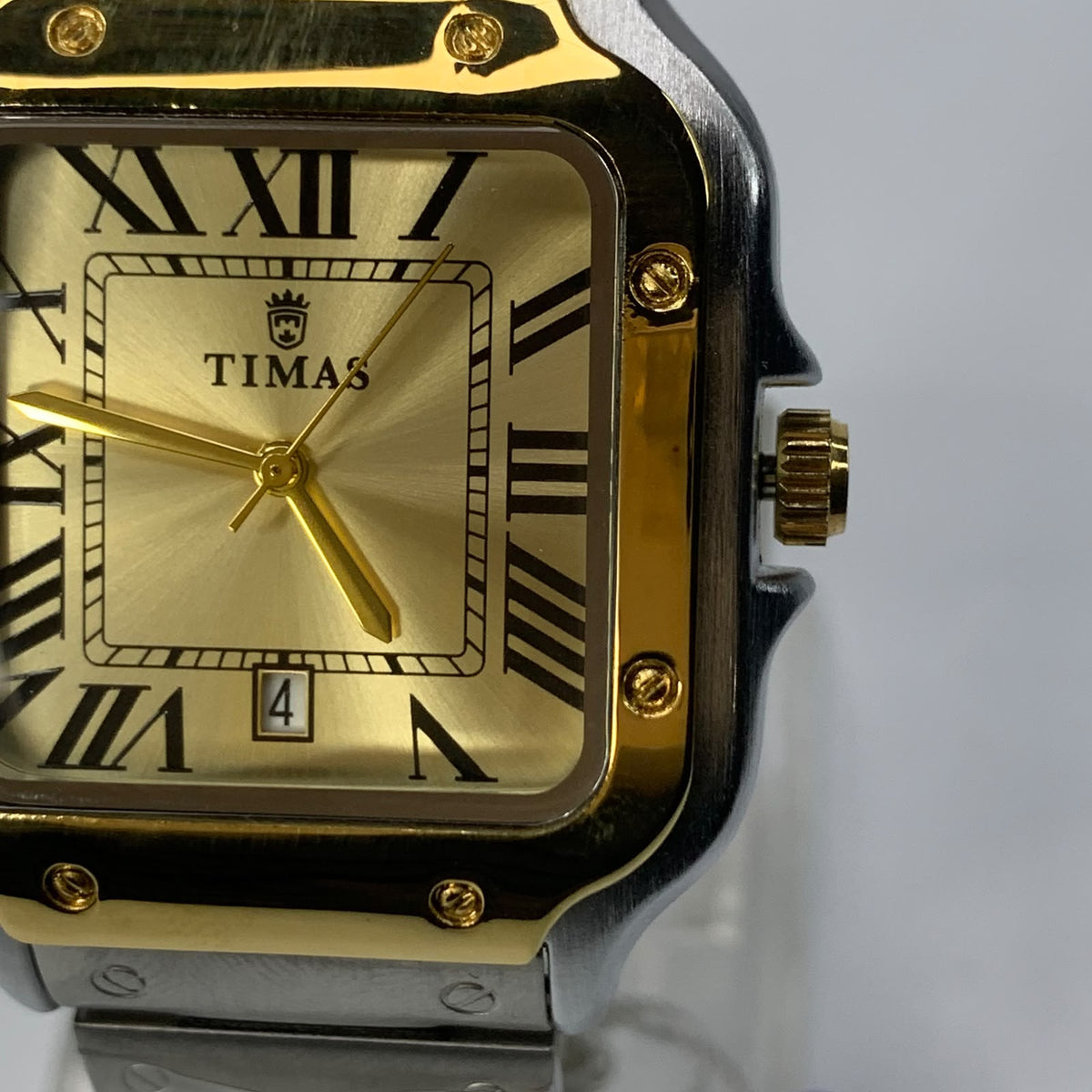 Timas Santos Dumont Inspired | Iconic Square Dial Stainless Steel Quartz Watch