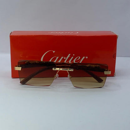 Cartier BO-96465 Wooden Frame Sunglasses | Premium Classic Design