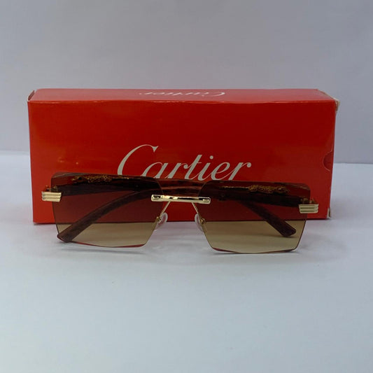 Cartier BO-96465 Wooden Frame Sunglasses | Premium Classic Design
