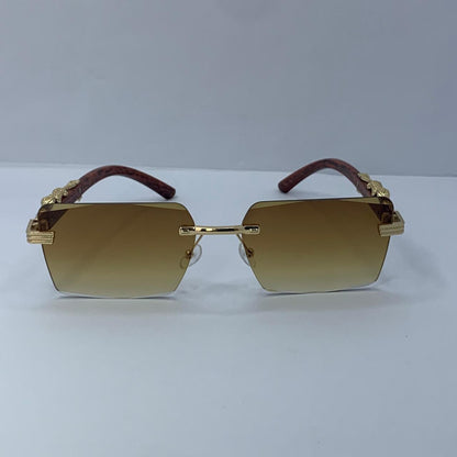 Cartier BO-96465 Wooden Frame Sunglasses | Premium Classic Design
