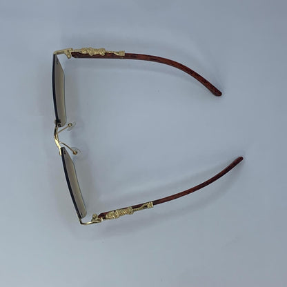 Cartier BO-96465 Wooden Frame Sunglasses | Premium Classic Design
