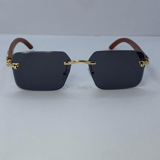 Cartier BO-96465 Wooden Frame Sunglasses | Premium Classic Design