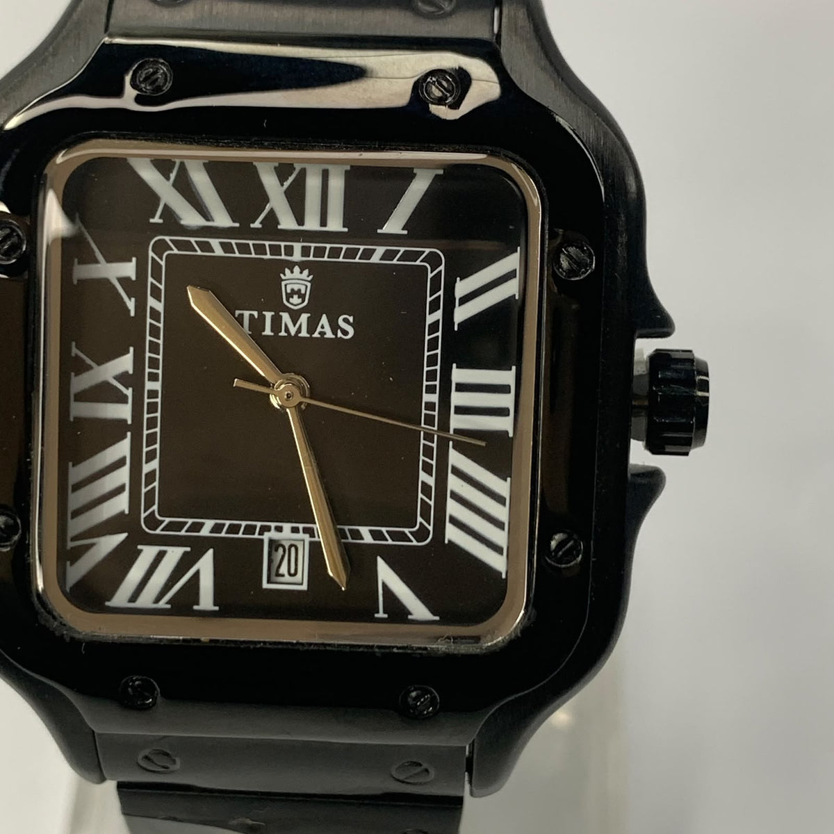 Timas Santos Dumont Inspired | Iconic Square Dial Stainless Steel Quartz Watch