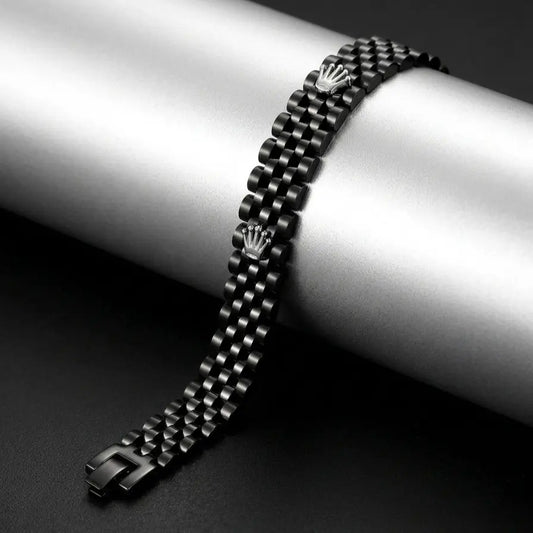 Jubilee Emblem Series | Iconic Multi-Link Bracelet with Regal Hardware Accents